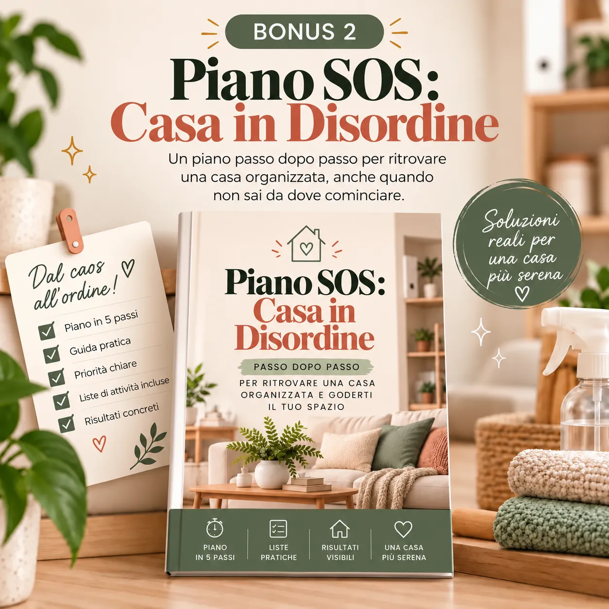 Piano SOS: salvataggio della casa in disordine